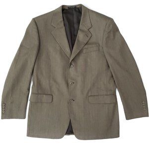 Paulo Solari Athletic Fit Wool Suit Jacket Mens 42